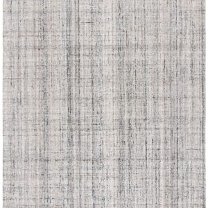 SAFAVIEH Abstract Collection Area Rug - 8' x 10', Camel & Black, Handmade Wool & Viscose, Ideal for High Traffic Areas in Living Room, Bedroom (ABT141C)