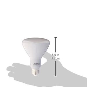 Satco S9621 Medium Bulb in Light Finish, 5.19 inches, Frosted White