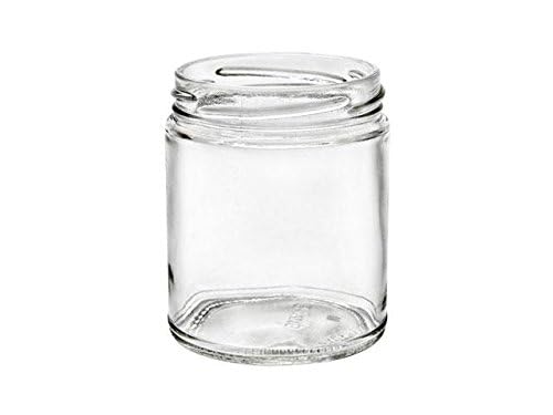 Nakpunar 2 oz Straight Sided Glass Jars with Plastisol Lined Lids (Gold, 6)