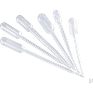 plastic transfer pipettes, 7 ml capacity -graduated to 3 ml-large bulb,non-sterile, 50 pcs by biorx sponix