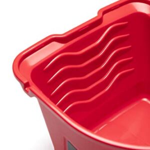 Handy Paint Pro Pail, Holds 1/2 Gallon of Paint or Stain, Accommodates up to a 6 1/2 inch Mini-Roller and 3 inch Brush