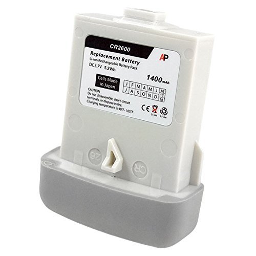 Artisan Power Replacement Battery for Code Reader CR2600 Scanner: (B5, CRA-B5). 1400 mAh, Cells Made in Japan.