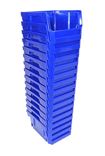 SHUTER HB-210 Ultra Stack and Hanging Storage Parts Bin 4" x 5.4" x 3" (105 x 137 x 76 mm) -15 pack (1010000)