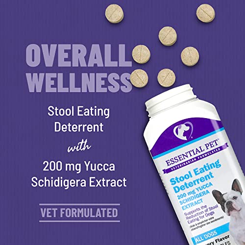 Stool Eating Deterrent with Yucca Schidigera Extract for Dogs