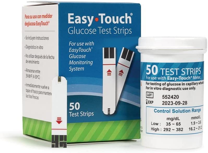 EasyTouch Glucose Test Strip, 100 Count by Easy Touch