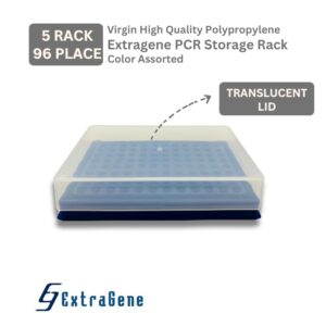 Extragene™ 96 Well PCR Tube Rack with Lid (0.2ml) Pk x 5 ea