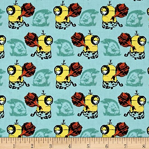 Minions Cro Minion Set Seafoam Fabric By The Yard