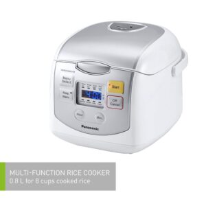 Panasonic SR-ZC075K 4-Cups (Uncooked) Rice Cooker & Multi-Cooker, White