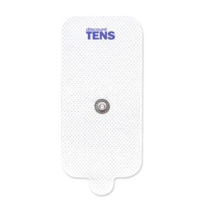 TENS Electrodes, Premium Quality XL Replacement Pads for TENS Units, 20 Pairs of Snap TENS Unit Electrodes (40 TENS Unit Pads), 2 inch x 4 inch, Discount TENS Brand