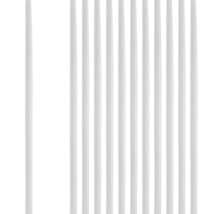 EISCO 12PK Lab Stirring Rods - Spatula Ends - Policeman Stir Rods - Cocktail Stirrers - Polypropylene Plastic