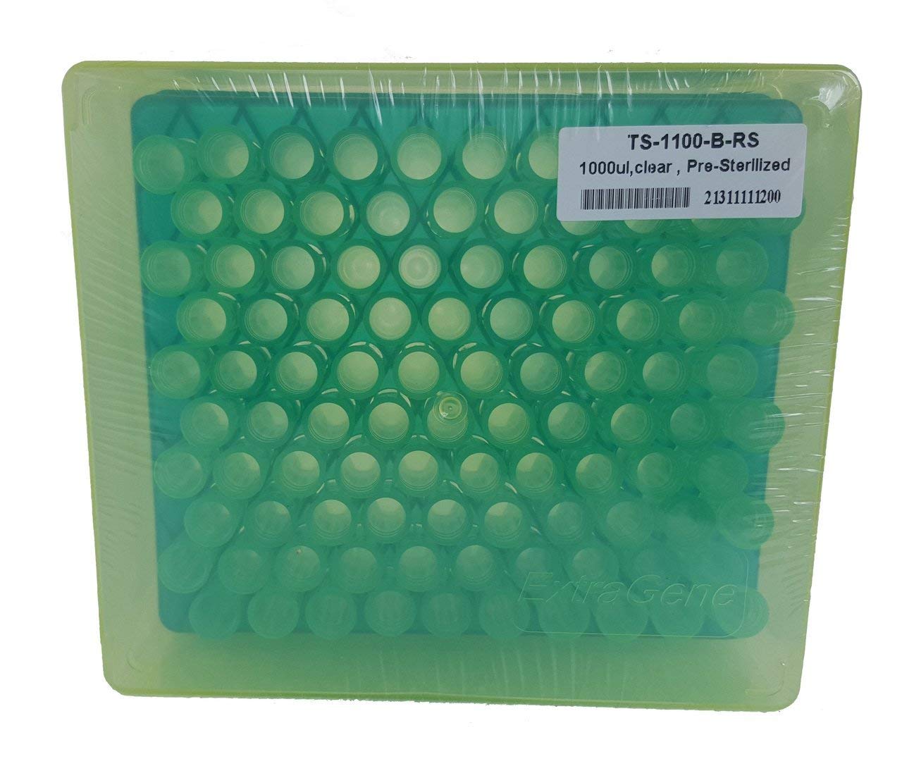 Extragene™ Universal Pipette Tips 1000 ul, Sterile DNase/RNase Free Autoclavable, Racked 100 Tips/Rack, Pk x 10 Racks (1000 Tips)