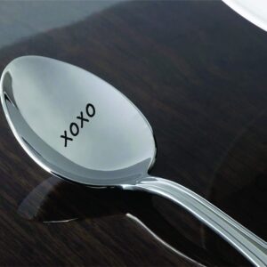 Xoxo Spoon - Coffee Spoon OR tea spoon - Engraved Flatware Spoon - Spoon Gift#SP_080