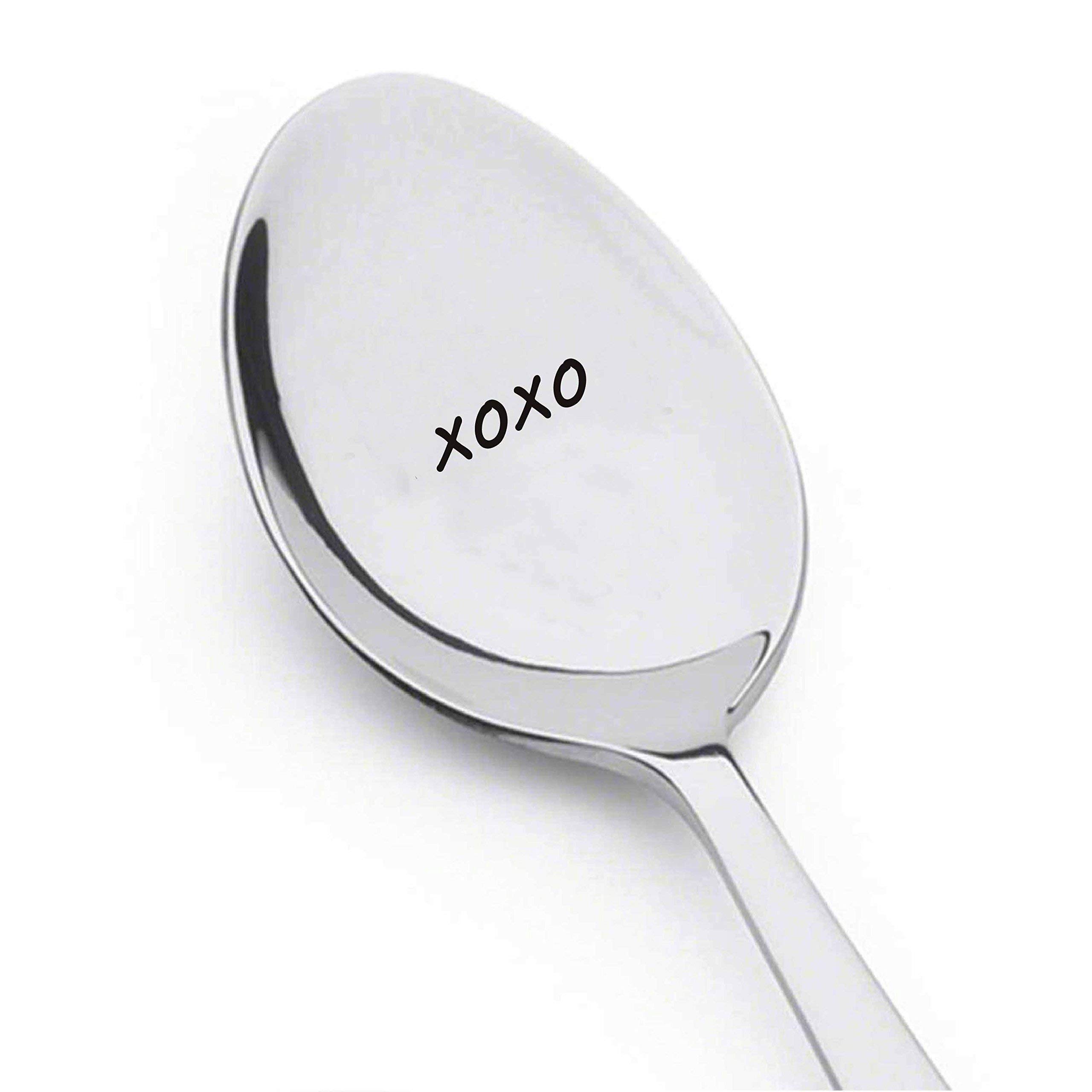 Xoxo Spoon - Coffee Spoon OR tea spoon - Engraved Flatware Spoon - Spoon Gift#SP_080