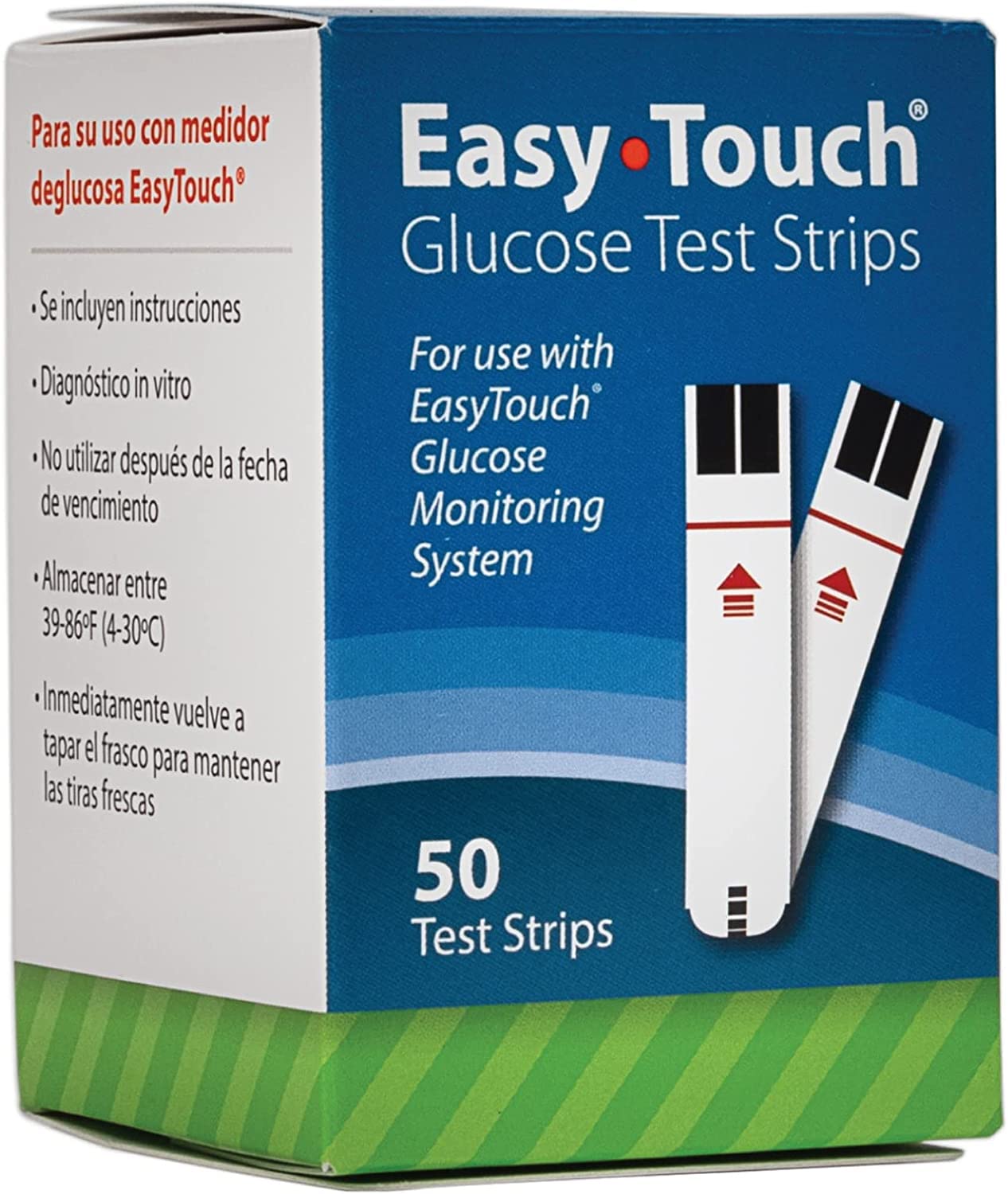 EasyTouch Glucose Test Strip, 100 Count by Easy Touch