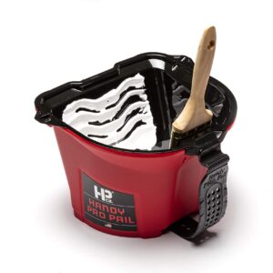 Handy Paint Pro Pail, Holds 1/2 Gallon of Paint or Stain, Accommodates up to a 6 1/2 inch Mini-Roller and 3 inch Brush