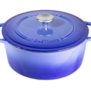 Marquette Castings 6 qt. Enameled Cast Iron Dutch Oven (Superior Blue)