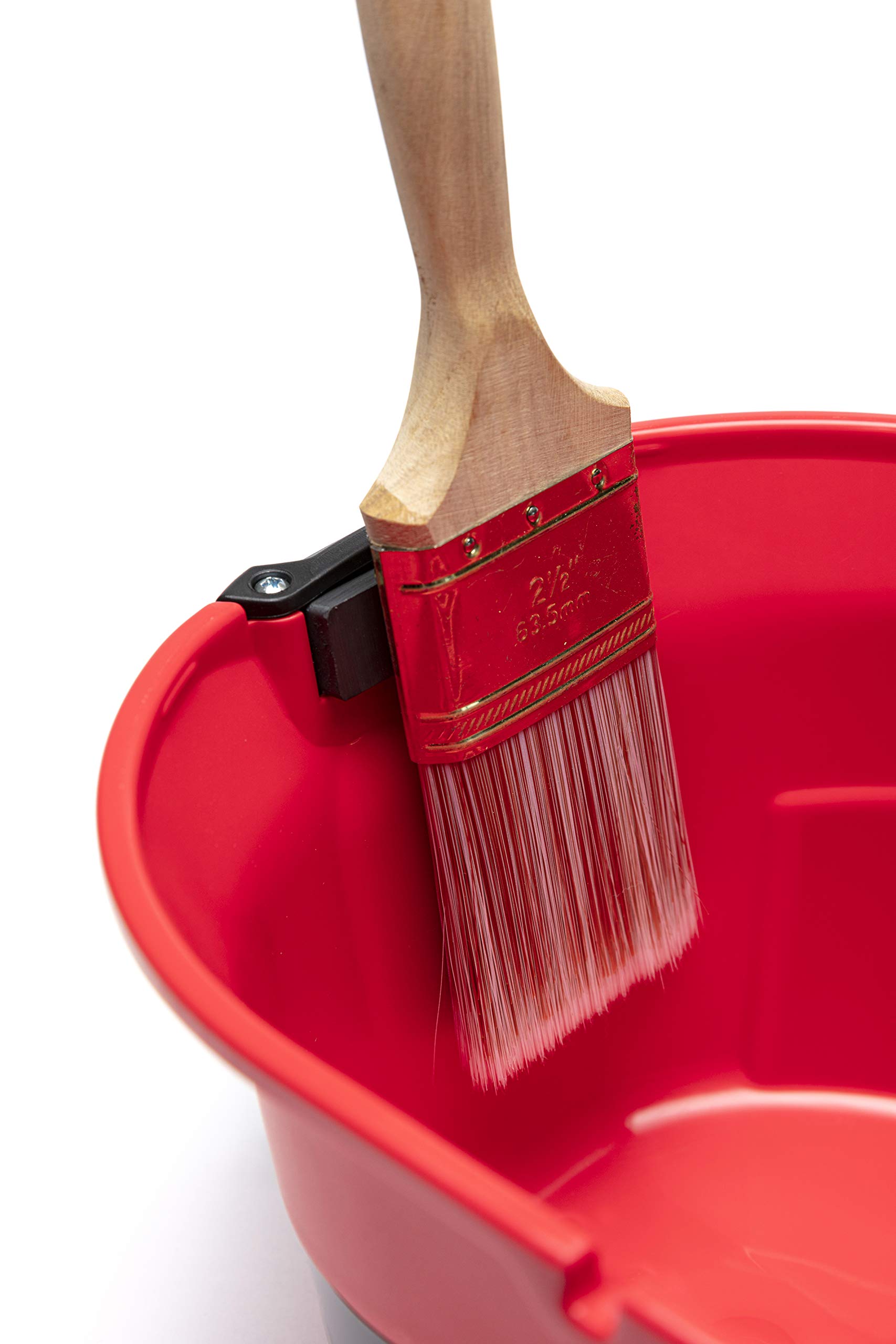 Handy Paint Pro Pail, Holds 1/2 Gallon of Paint or Stain, Accommodates up to a 6 1/2 inch Mini-Roller and 3 inch Brush