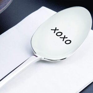 Xoxo Spoon - Coffee Spoon OR tea spoon - Engraved Flatware Spoon - Spoon Gift#SP_080