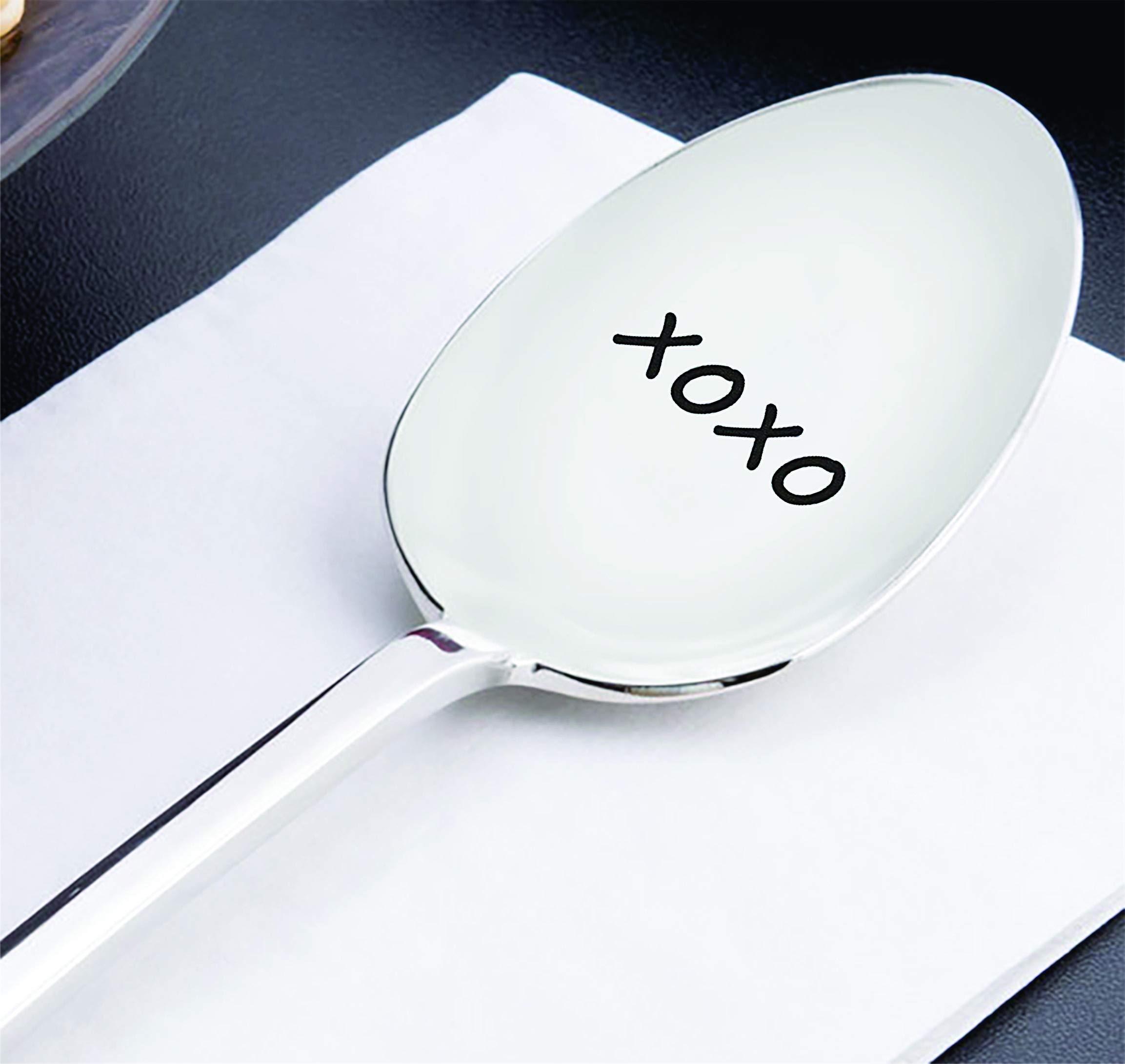 Xoxo Spoon - Coffee Spoon OR tea spoon - Engraved Flatware Spoon - Spoon Gift#SP_080