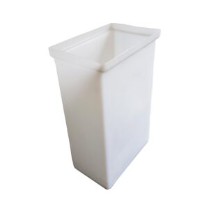 winholt 148bin-wh ingredient bin, 9 1/4" width x 14 5/8" length x 23 1/4" height, white