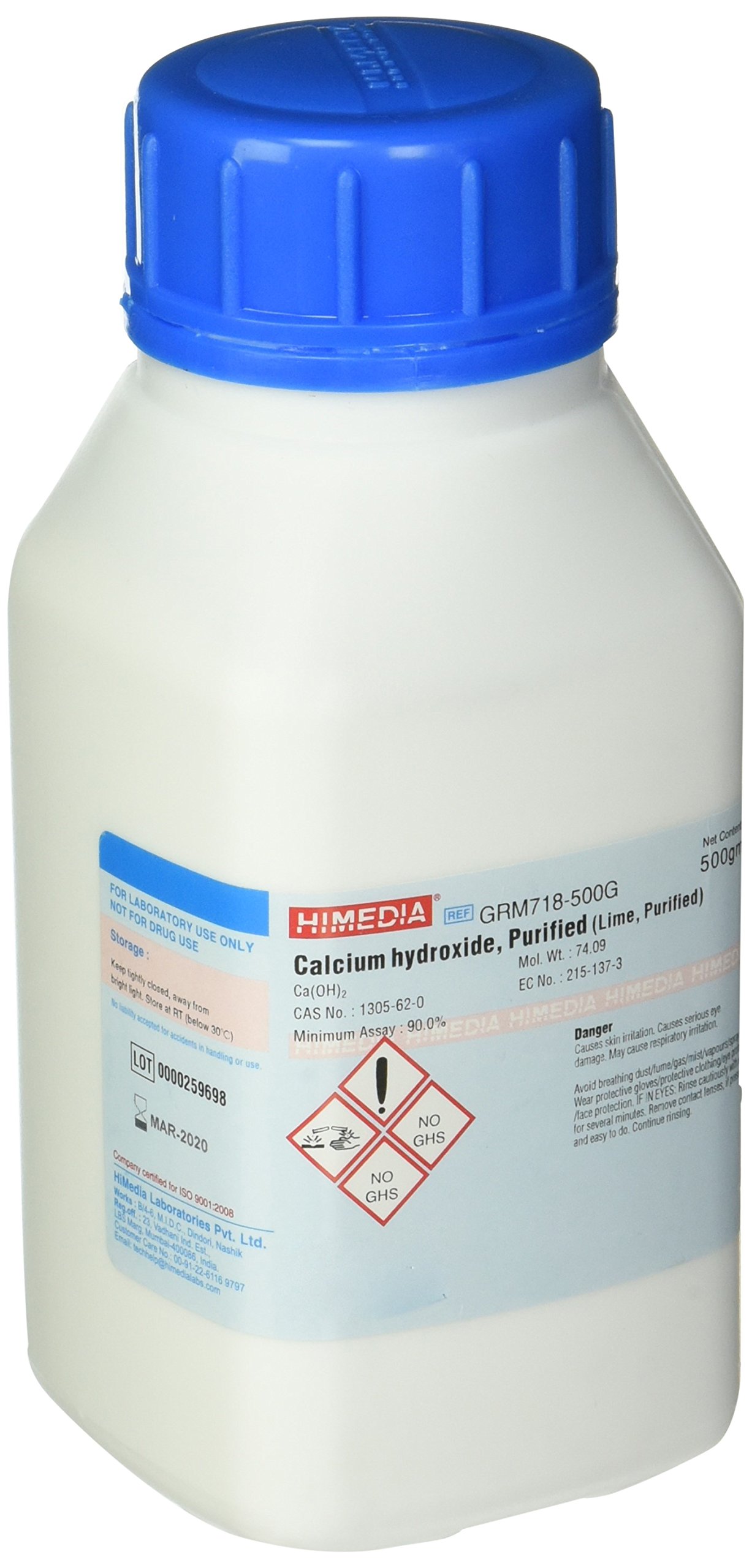 HiMedia GRM718-500G Calcium Hydroxide, Purified, 500 g