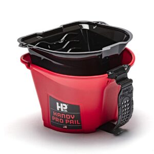 Handy Paint Pro Pail, Holds 1/2 Gallon of Paint or Stain, Accommodates up to a 6 1/2 inch Mini-Roller and 3 inch Brush