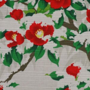 Furoshiki Wrapping Cloth Camellia Blanketed in Snow Motif Japanese Fabric 50cm