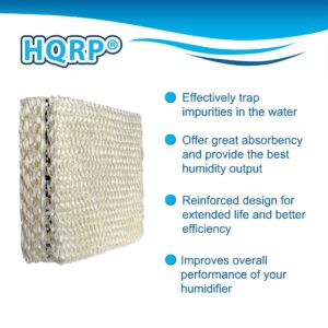 HQRP Wick Filter (2-pack) compatible with Duracraft DH803, DH804, DH805, DH806, DH807, DH810, DH815, DA1007 Natural Cool Moisture Humidifier, AC-809 D09-C AC-815 Replacement