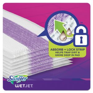 Swiffer Wetjet System Refill Cloths, 11.3" X 5.4", White, 24/box