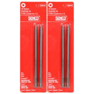 senco ea0141 #2 square duraspin drive bit 2ct (2-pack) rt