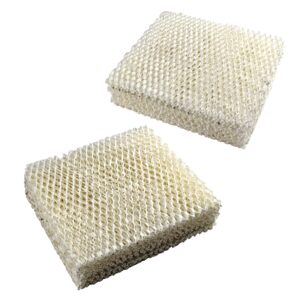 hqrp wick filter (2-pack) compatible with duracraft dh803, dh804, dh805, dh806, dh807, dh810, dh815, da1007 natural cool moisture humidifier, ac-809 d09-c ac-815 replacement