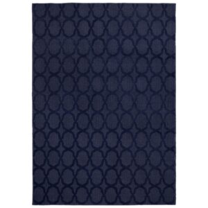 Garland Rug Sparta 5 Ft. X 7 Ft. Non Slip Polypropylene Indigo Area Rug - Ideal for Living Rooms & Hallways, Stylish & Durable for High-Traffic Areas