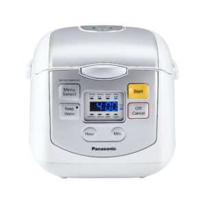 Panasonic SR-ZC075K 4-Cups (Uncooked) Rice Cooker & Multi-Cooker, White