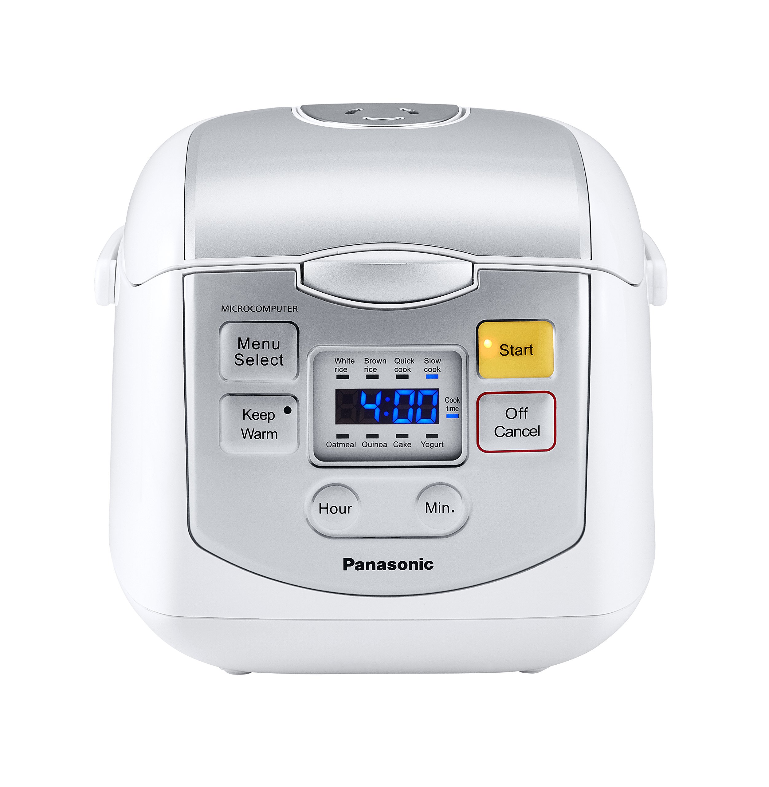 Panasonic SR-ZC075K 4-Cups (Uncooked) Rice Cooker & Multi-Cooker, White