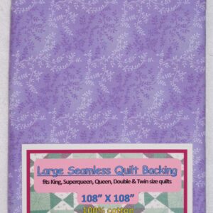 Quilt Backing, Large, Seamless, C47603-401, Purple, from AQCO