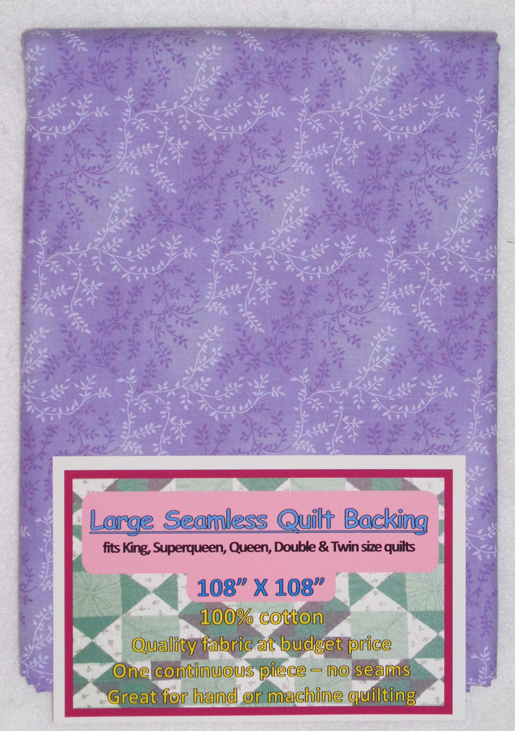 Quilt Backing, Large, Seamless, C47603-401, Purple, from AQCO