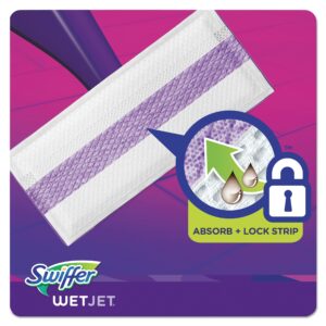 Swiffer Wetjet System Refill Cloths, 11.3" X 5.4", White, 24/box