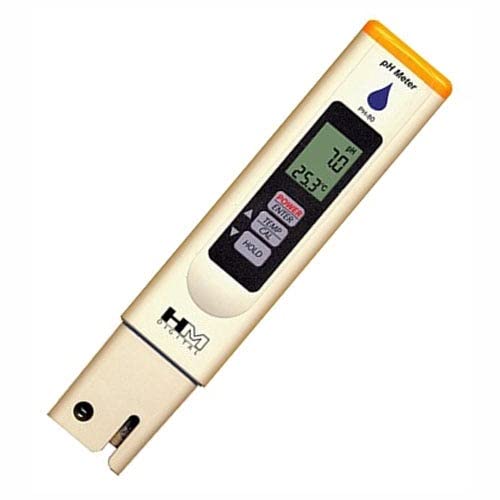 HM Digital PH Meter PH-80 Handheld Water Resistant Water Quality Tester Pen with ATC for Hydroponics Gardening Aquariums Reefs Pools Spas Water Treatment Drinking Water