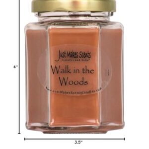 Walk in The Woods Scented Blended Soy Candles by Just Makes Scents