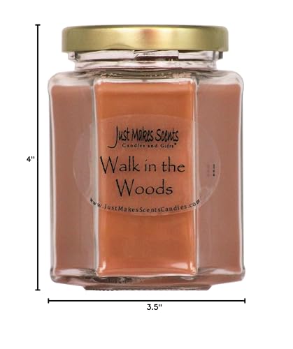 Walk in The Woods Scented Blended Soy Candles by Just Makes Scents