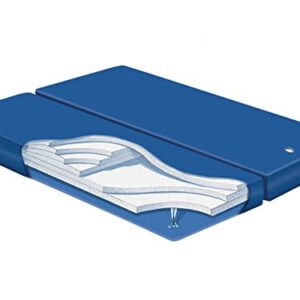 Waterbed King Dual Soft Side Mattress with Lumbar Support Liner and Fill&Drain Kit