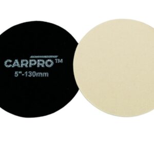 CARPRO Glass Polishing Pad - Polish Glass Scratches Etching, Correct and Clean Damaged Windshield & Window Glass - 5" (1 Pack)