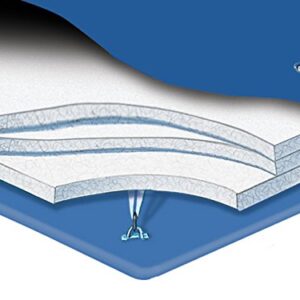 Waterbed Soft Side King Deep Fill Reduced Motion Mattress with Liner and Fill&Drain Kit