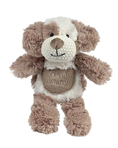 Maison Chic - Tooth Fairy Pillow Max the Puppy Dog Stuffed Animal Plush Doll with Pocket | Perfect Loose Tooth Gift for Son, Grandson, Stepson or Nephew