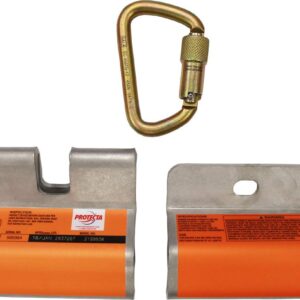 3M Protecta Raildog Hi-Vis Sliding Rail Anchor 2199938, Orange, 1 Ea/Case