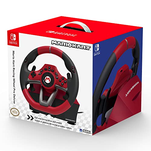 Nintendo Switch Mario Kart Racing Wheel Pro Deluxe By HORI,USB - Officially Licensed By Nintendo