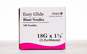 dispensing needle, blunt tip 18 ga x 1-1/2" tip, 50 pcs