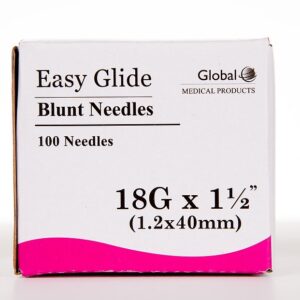 Dispensing Needle, Blunt Tip 18 ga x 1-1/2" Tip, 50 pcs