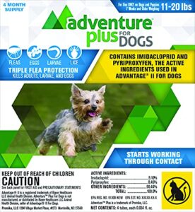 adventure plus for dogs 4pk 11-20lb