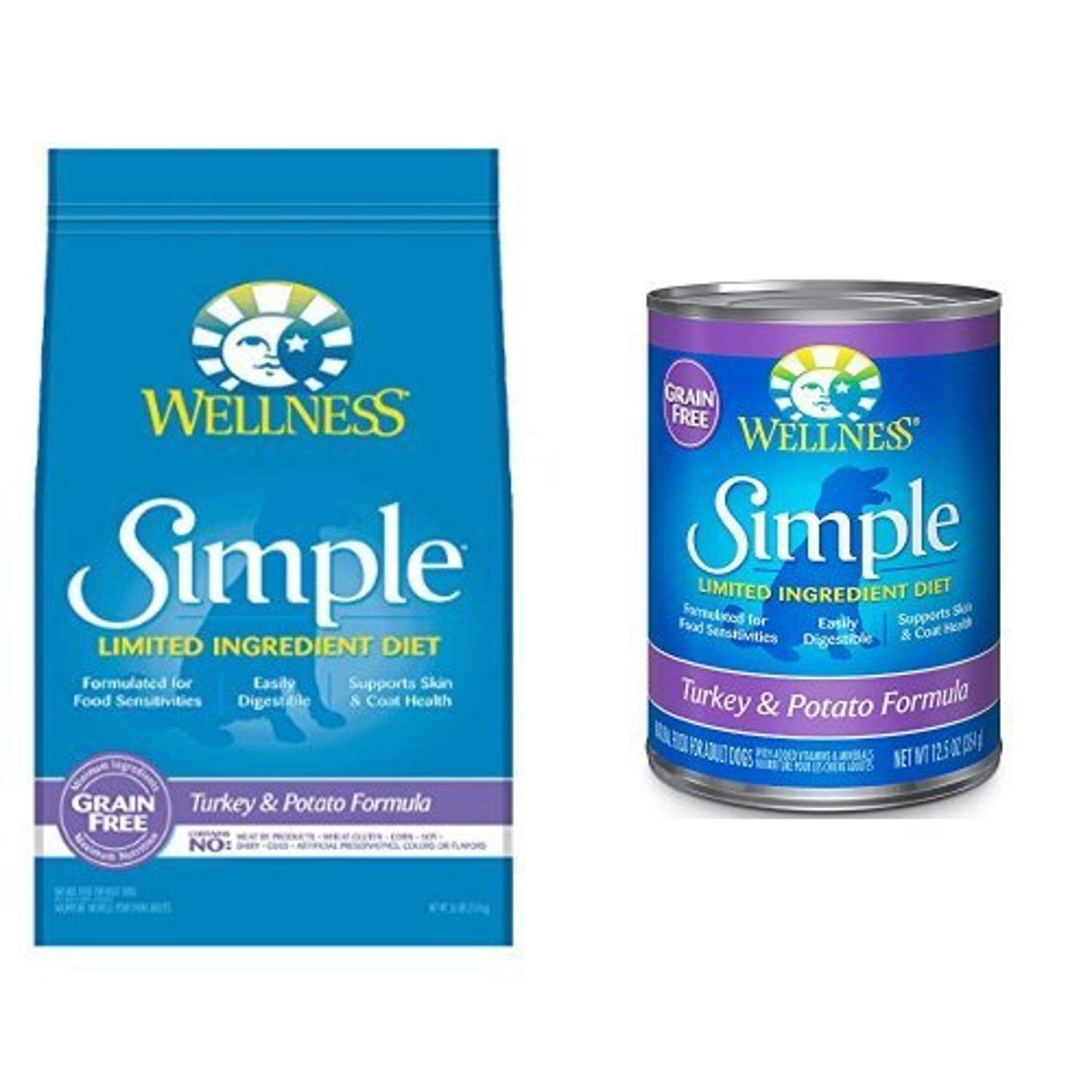 Wellness Well Pack: Simple Limited Ingredient Diet Turkey Natural Wet Canned & Dry Dog Food